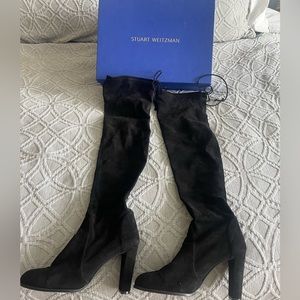 Stuart Weitzman Suede black boots